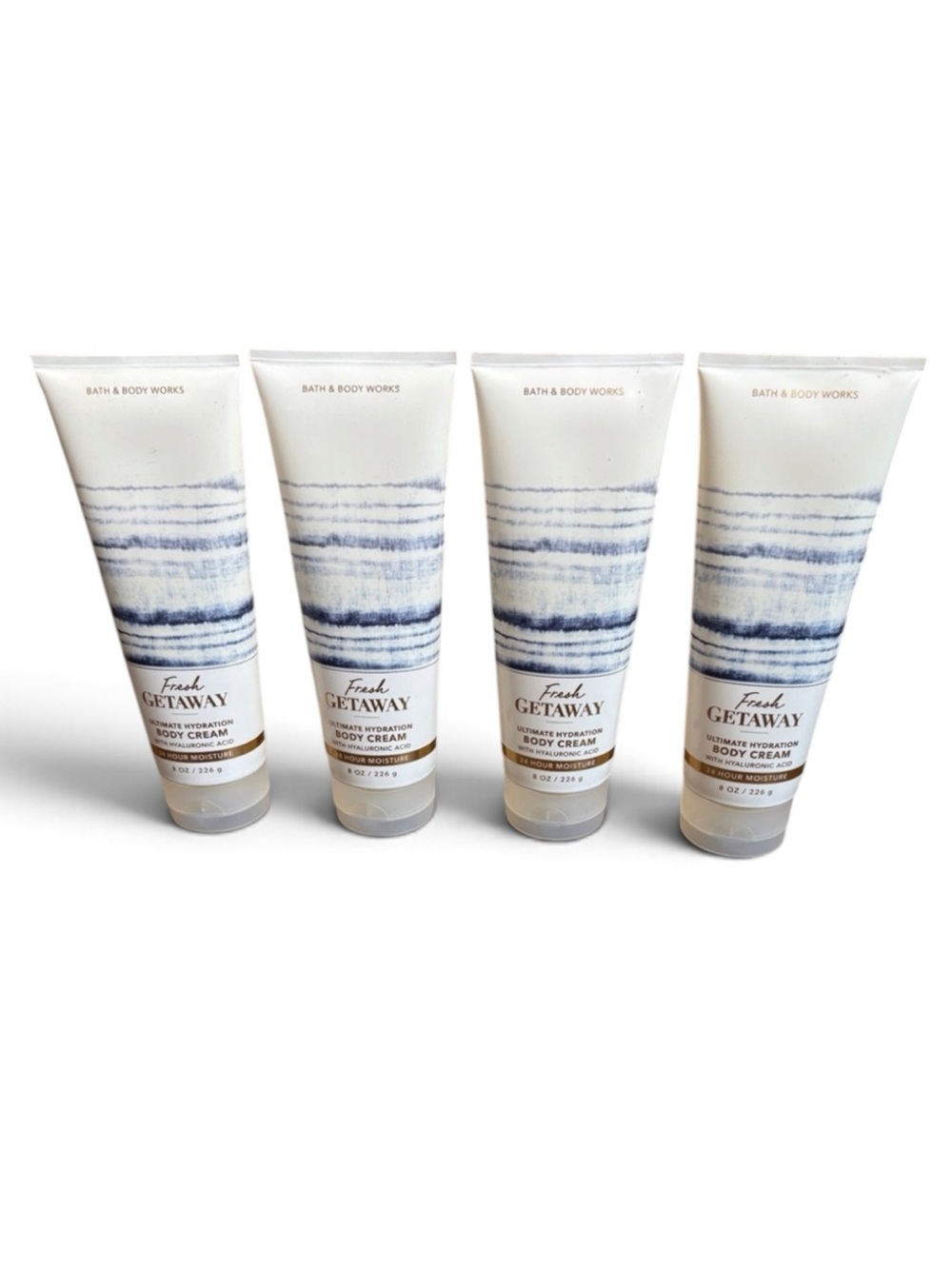 Bath & Body Works Fresh Getaway Hydration Body Cream 8oz Lot of 4